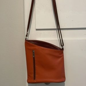 G.M. Genuine Leather Bag Made in Greece.